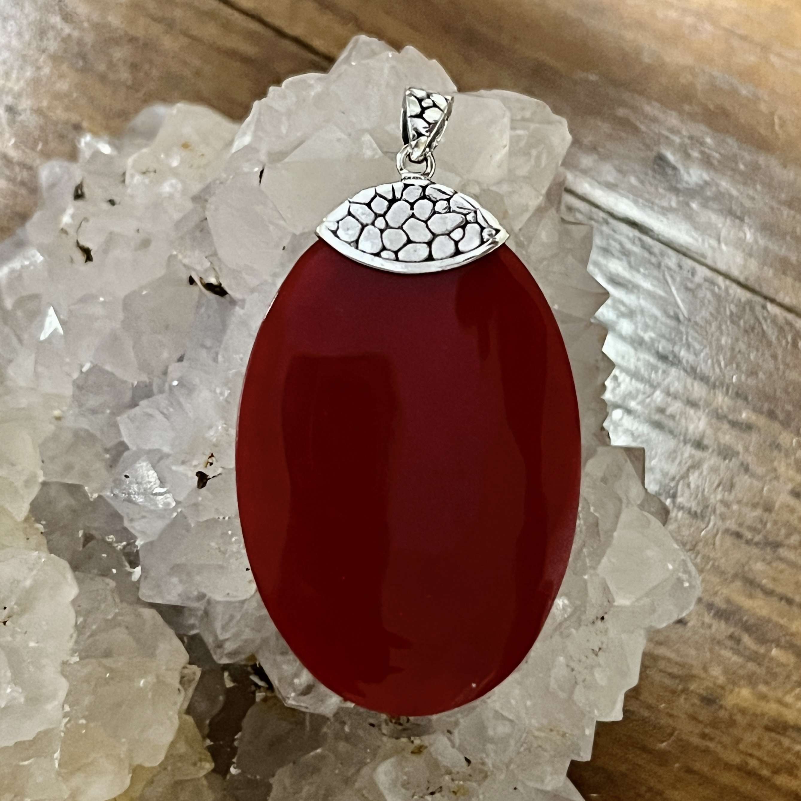 (HANDMADE 925 BALI STERLING SILVER FILIGREE PENDANTS WITH CORAL)